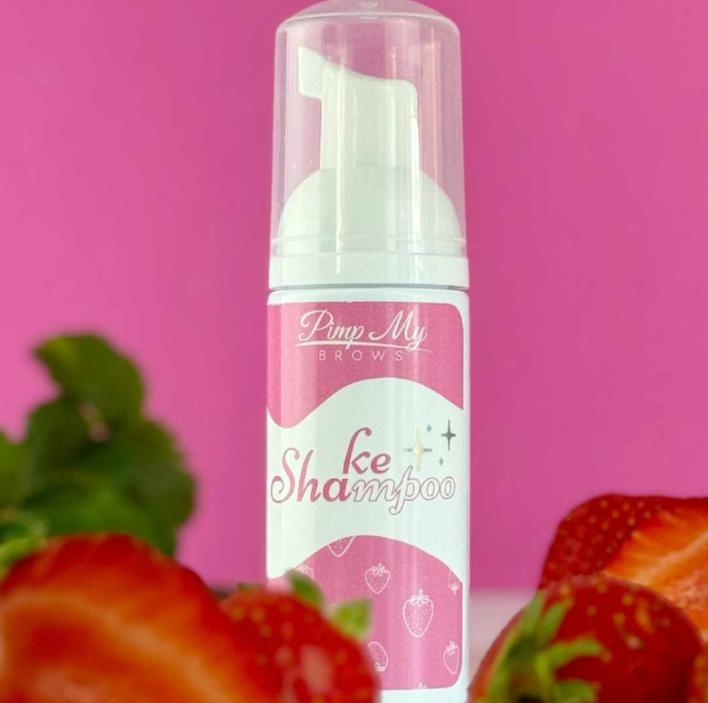 Shake Shampoo różowy piankowy szampon do brwi Pimp My Brows