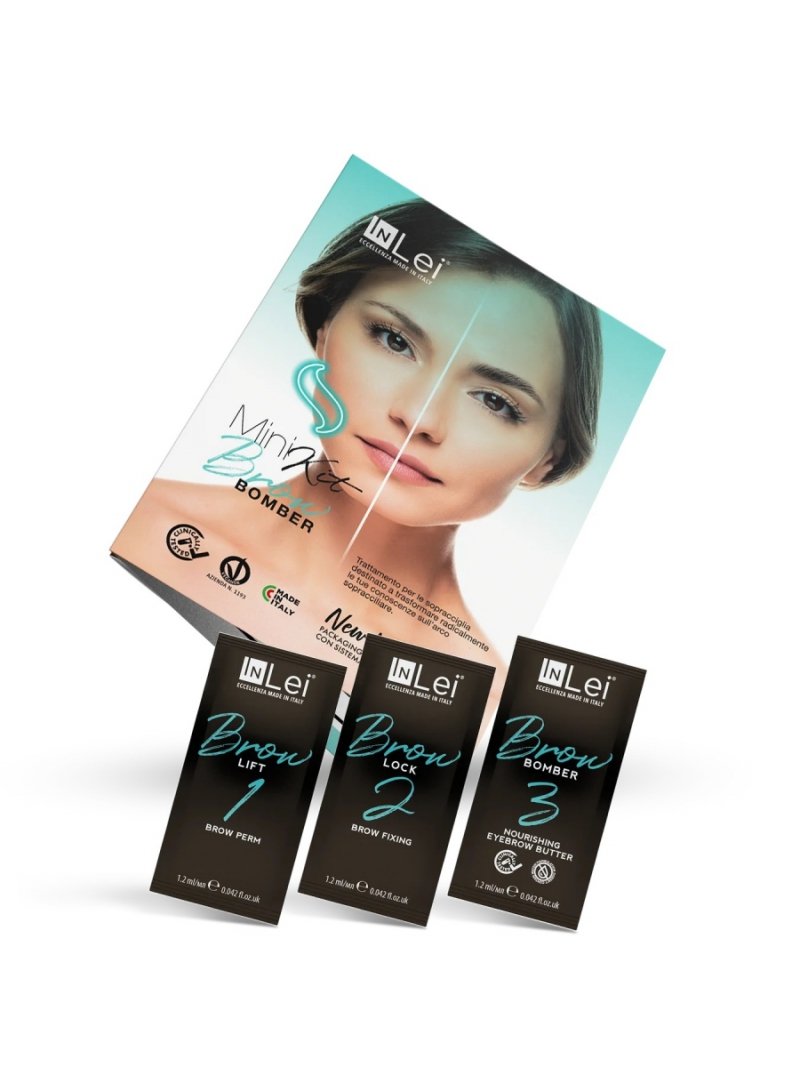 InLei® ”MINI KIT” BROW BOMBER – zestaw saszetek do brwi