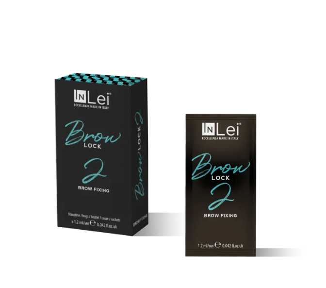 InLei® ”BROW LOCK 2” – utrwalacz do brwi opakowanie 9×1,2ml