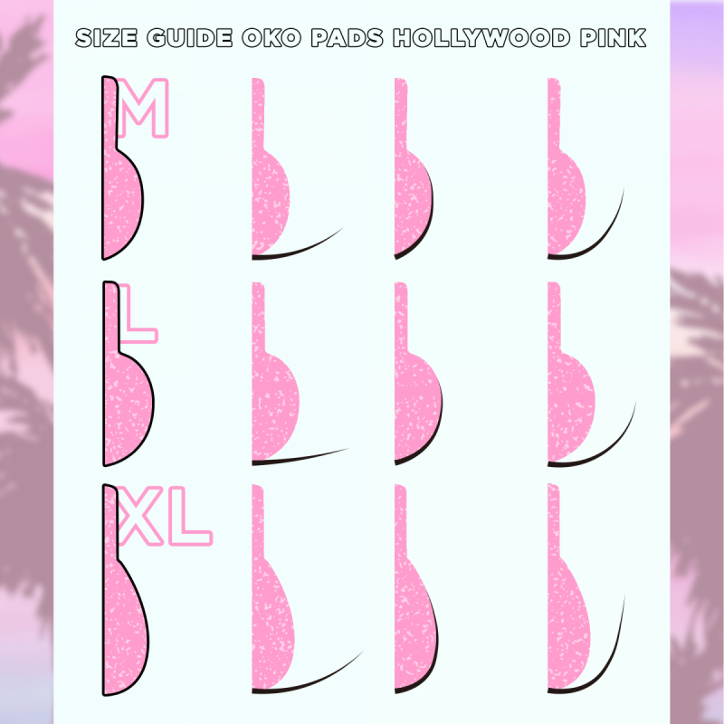 Wałki do laminacji OKO Hollywood Pink, 3 pary