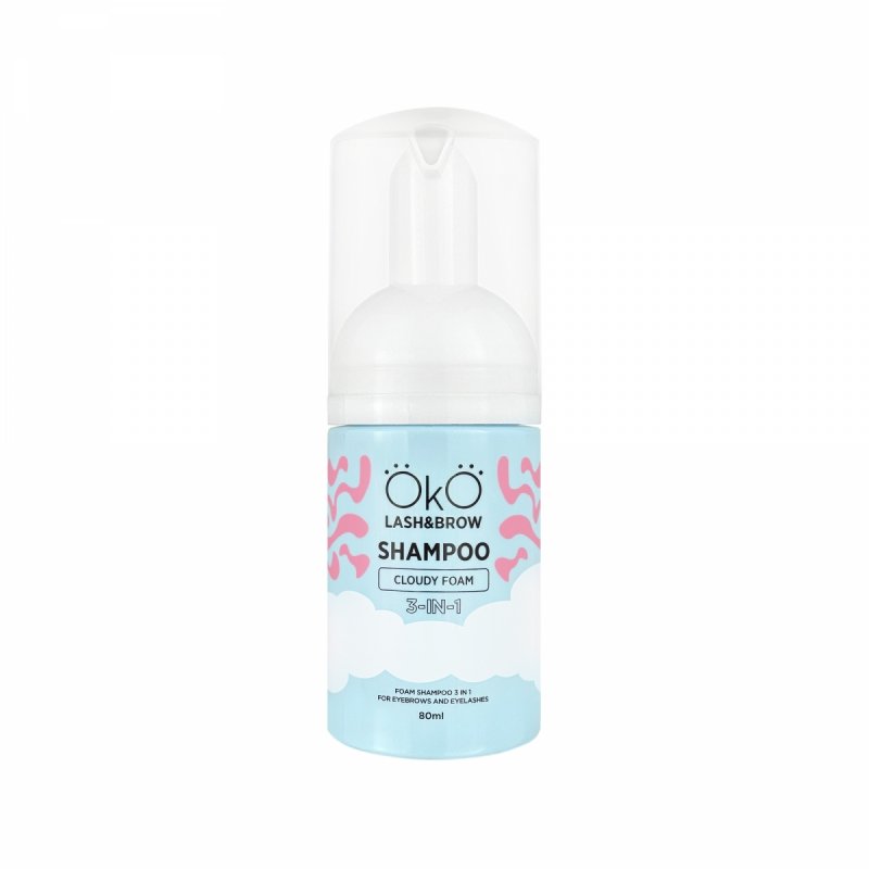 Szampon Cloudy Foam w piance 3 w 1 do brwi i rzęs 80 ml
