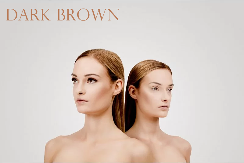 Paleta rzęs Rarity BROWN MIX 6-13