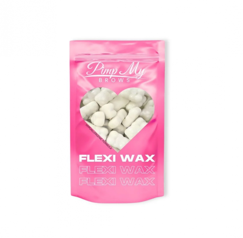 Flexi Wax Transparentny Hipoalergiczny Wosk Twardy Pimp My Brows
