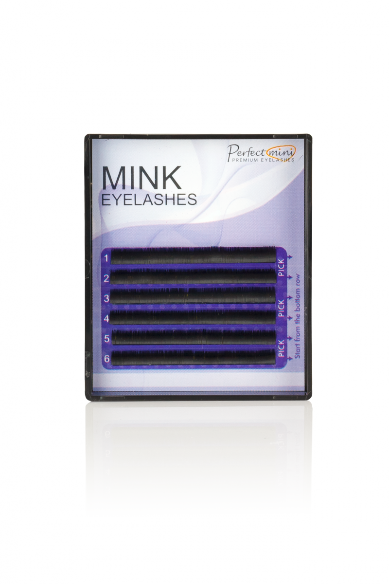 MINI Paleta Rzęs B 0,10 PREMIUM Mink