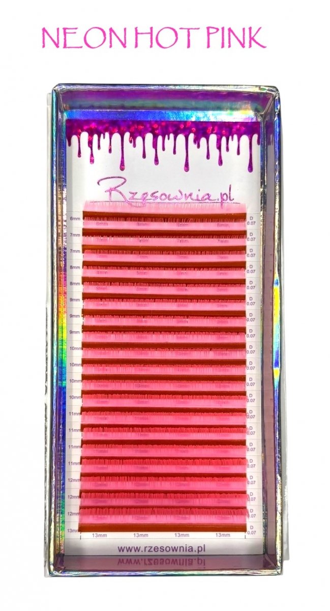 Rzęsy Lash Queen 0,07 by Katarzyna Borkowska NEON COLOURS