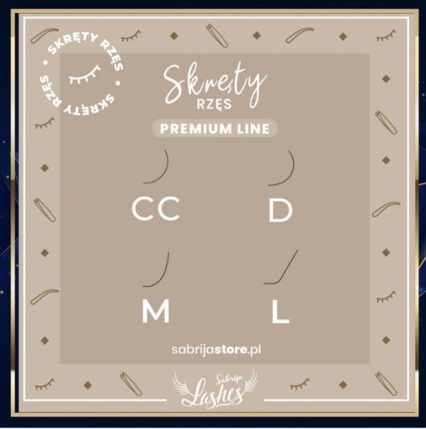 Premium Line B.Brown Dark Chocolate CC 0,85 Sabrija Lashes