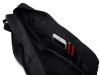 Skórzana torba na laptop Solome Ring 01 czarna Codura detal