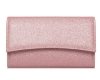 Różowa torebka wizytowa kopertówka Solome S3 brokat przód