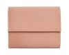 Kopertówka torebka wizytowa Solome M6 zamsz dusty pink przód