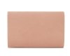 Pudrowy róż  kopertówka torebka wizytowa Solome M10 zamsz dusty pink tył