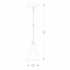 A8102-1 MORA LAMPA WISZĄCA CZARNA/BLACK