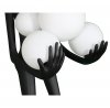 Designerska lampa podłogowa stojąca czarna kobieca sylwetka dekoracyjna ozdobna szklane kule WOMAN F9312 Step Into Design