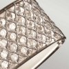 Kryształowa Lampa wisząca Feiss Lucia FE-LUCIA-P-A lampa salonowa, do sypialni/ Oksydowany srebrny Glamour