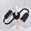 Klasyczna Lampka Stołowa Biała Drewniane Elementy FOGO LP-0304/2T WH LIGHT PRESTIGE
