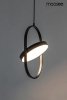 Minimalistyczna Lampa Wisząca Czarna LED SPINNER MSE010100315 MOOSEE