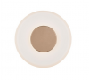 Minimalistyczny szklany kinkiet LED nowoczesny kolor coffee CELESTE 254910165 TRIO