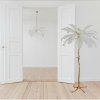Dekoracyjna nowoczesna biała lampa stojąca podłogowa pióra 5 źródeł światła designerska boho EMU ST-DN127-F white Step Into Design