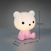 Nowoczesna lampa stołowa nocna LED dziecięca różowa dekoracyjna na komodę biurko zmiana kolorów CUTIE R57991193 Rl