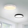 Czarny Nowoczesny Plafon LED Minimalistyczny Design DOHA 641310232 TRIO