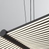 Lampa wisząca żyrandol metalowy czarny mat Seraph QN-SERAPH-LP-L-BLK LED 57W 3000K matowa czerń