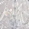 Żyrandol Świecznikowy Glamour Przezroczysty CLARENCE 8LT 308-8CL ENDON