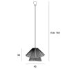 Lampa Wisząca Boho Pleciony Klosz AMALFI P0580 MAXLIGHT