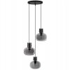 Nowoczesna Lampa Wisząca Do Salonu PADRE Szklane Kule CZARNA Nowoczesna LE42631 LUCES EXCLUSIVAS