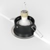 Lampa wpuszczana w sufit minimalistyczna aluminium biały okrągła Yin MAYTONI DL030-2-01W