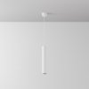 Lampa wisząca minimalistyczna LED aluminium biały nad stół do jadalni do salonu Focus LED Maytoni P072PL-L12W4K-1