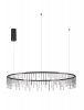 Elegancka Czarna Lampa Wisząca w Kształcie Okręgu Luces Exclusivas HUARAZ LE44452