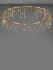 Elegancka Złota Lampa Wisząca w Kształcie Okręgu Glamour Luces Exclusivas HUARAZ LE44456