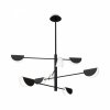Czarna Designerska Lampa Wisząca LED MAYTONI MOLLIS MOD126PL-08B Nowoczesna