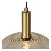 Nowoczesna designerska lampa wisząca szklany bursztynowy klosz MALOTO 45386/30/62 Lucide
