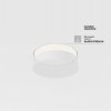 Lampa sufitowa LED nowoczesna aluminium czarna ZON MAYTONI C032CL-36W3K-RD-B