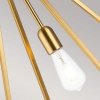 Industrialna geometryczna lampa wisząca Nico Feiss FE-NICO-P-L-CH Oksydowany mosiądz