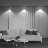 Lampa wpuszczana w sufit minimalistyczna aluminium biało-czarna okrągła Alfa LED MAYTONI DL043-01-15W2.7K-RD-WB-DE