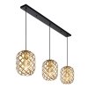 Lampa Wisząca Industrialna Złota WOLFRAM 21417/03/02 LUCIDE