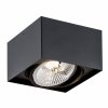 Lampa sufitowa plafon kostka elegancka nowoczesna minimalistyczna czarna AR111 RODOS PLUS 4754 Argon