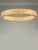 Złoty Żyrandol w Stylu Art Deco Luces Exclusivas YOTAU LE44729 Owalna Lampa Wisząca Nad Stół