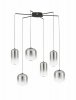 Nowoczesna dekoracyjna lampa wisząca LED szklane kosze ANUCO LE44614 Luces Exclusivas