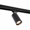 Reflektor do szynoprzewodu 3F czarny tuba minimalistyczny nowoczesny aluminiowy regulownany Rayo S0021 MAXLIGHT