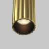 Lampa ścienna kinkiet nowoczesny designerski tuba LED aluminium mosiądz Calipso MAYTONI C082WL-24W2.7K-BS