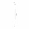 Lampa sufitowa biała linia świetlna Vertic led 19W 4000K Nowodvorski 11607