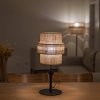 Dekoracyjna lampka stołowa nocna w stylu boho podwójny abażur z juty do salonu jadalni sypialni CALISTO 5404 TK-Lighting