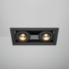 Czarna Oprawa Wpuszczana Downlight Metal Modern Maytoni DL093-02-10W3K-B