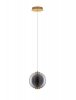 Elegancka Lampa Wisząca Kula z Ciemnego Szkła Luces Exclusivas MORROS LE44489