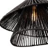 Lampa Wisząca Boho Pleciony Klosz AMALFI P0580 MAXLIGHT