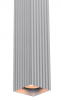 Nowoczesna Lampa Wisząca W Kolorze Aluminium Tuba Metalowa TECNO PND-37492-1-ALU ITALUX