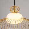 Nowoczesna designerska lampa wisząca owalna metalowa mosiądz Levitation MAYTONI MOD376PL-01G