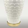 Ceramiczna Lampka Stołowa Glamour Biała MURCINA T01033BR-WH COSMO LIGHT